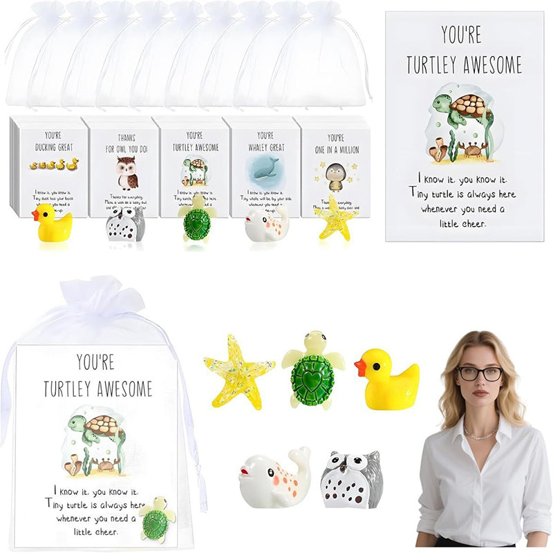 Animal Pun Note Cards 25-Piece Set