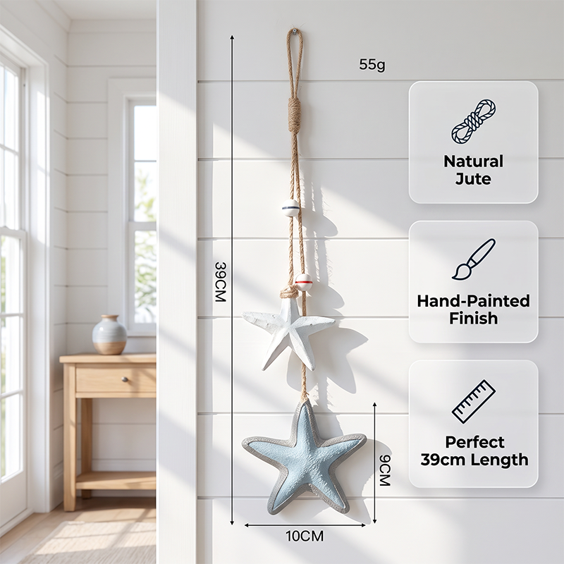 Buy 1 Get 1 Free(2pcs)✨Rustic Wooden Marine Hanging Ornament