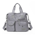Waterproof Tote Bag – 3-Way Carry & Spacious Organization