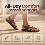 Men Roman Sandals Summer Casual Soft Sole Beach Shoes