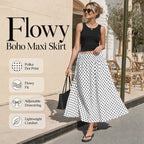 Women's Polka Dot Midi Skirt🌟👗