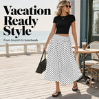 Women's Polka Dot Midi Skirt🌟👗