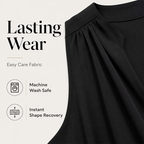 🌿Pleated V-Neck Dress – Lightweight fabric & effortless elegance – Elevate your everyday look.