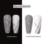 Reflective Glitter Gel Nail Polish Liner