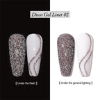 Reflective Glitter Gel Nail Polish Liner
