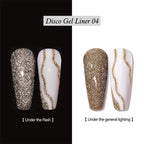 Reflective Glitter Gel Nail Polish Liner
