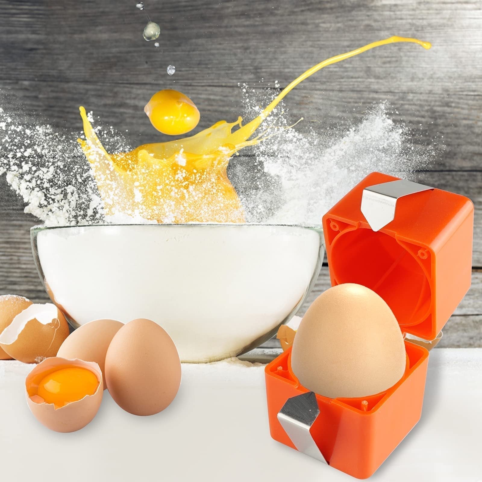 🍳 Quick Egg Cracker Tool – Open Hundreds Of Eggs Faster & Cleaner 🔥