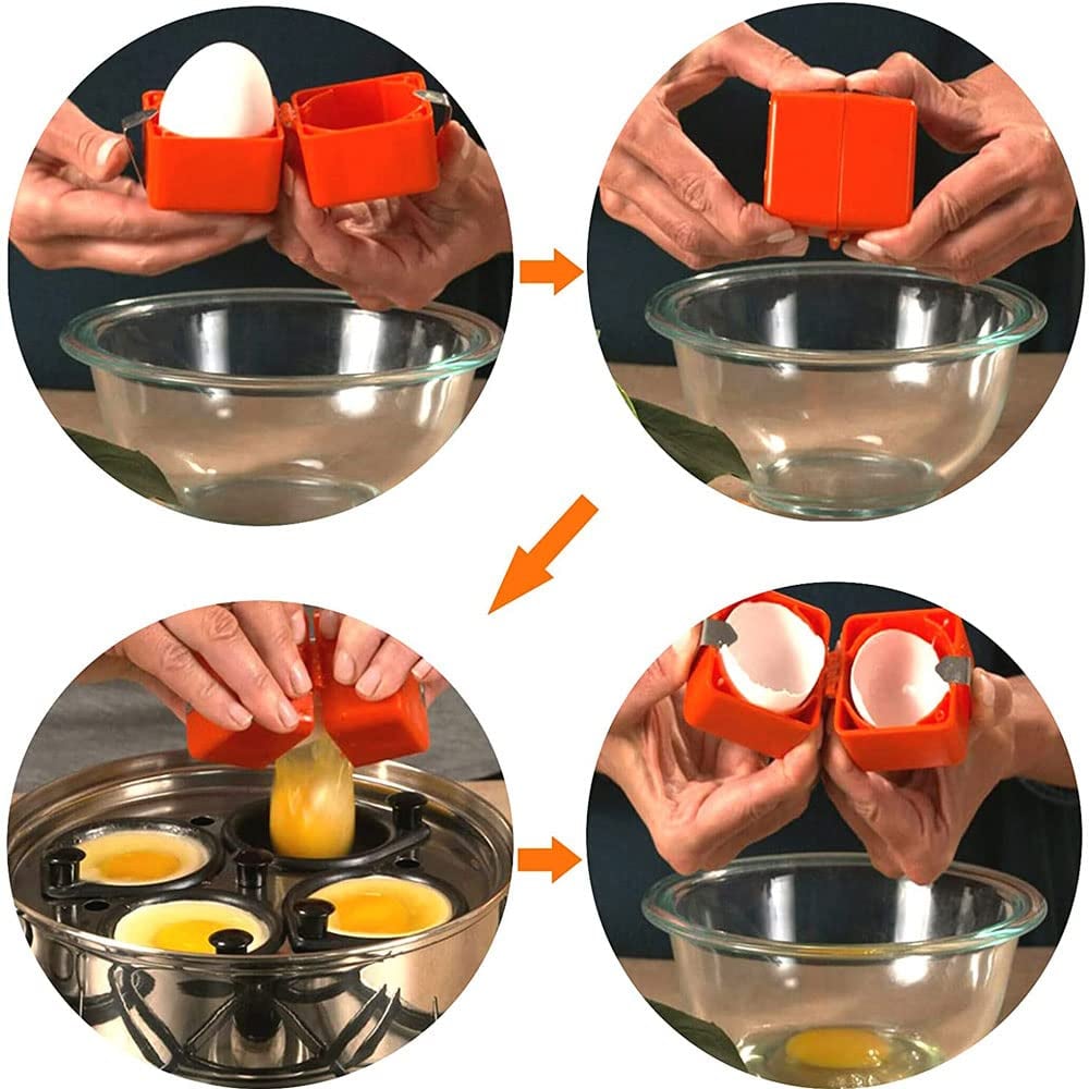 🍳 Quick Egg Cracker Tool – Open Hundreds Of Eggs Faster & Cleaner 🔥