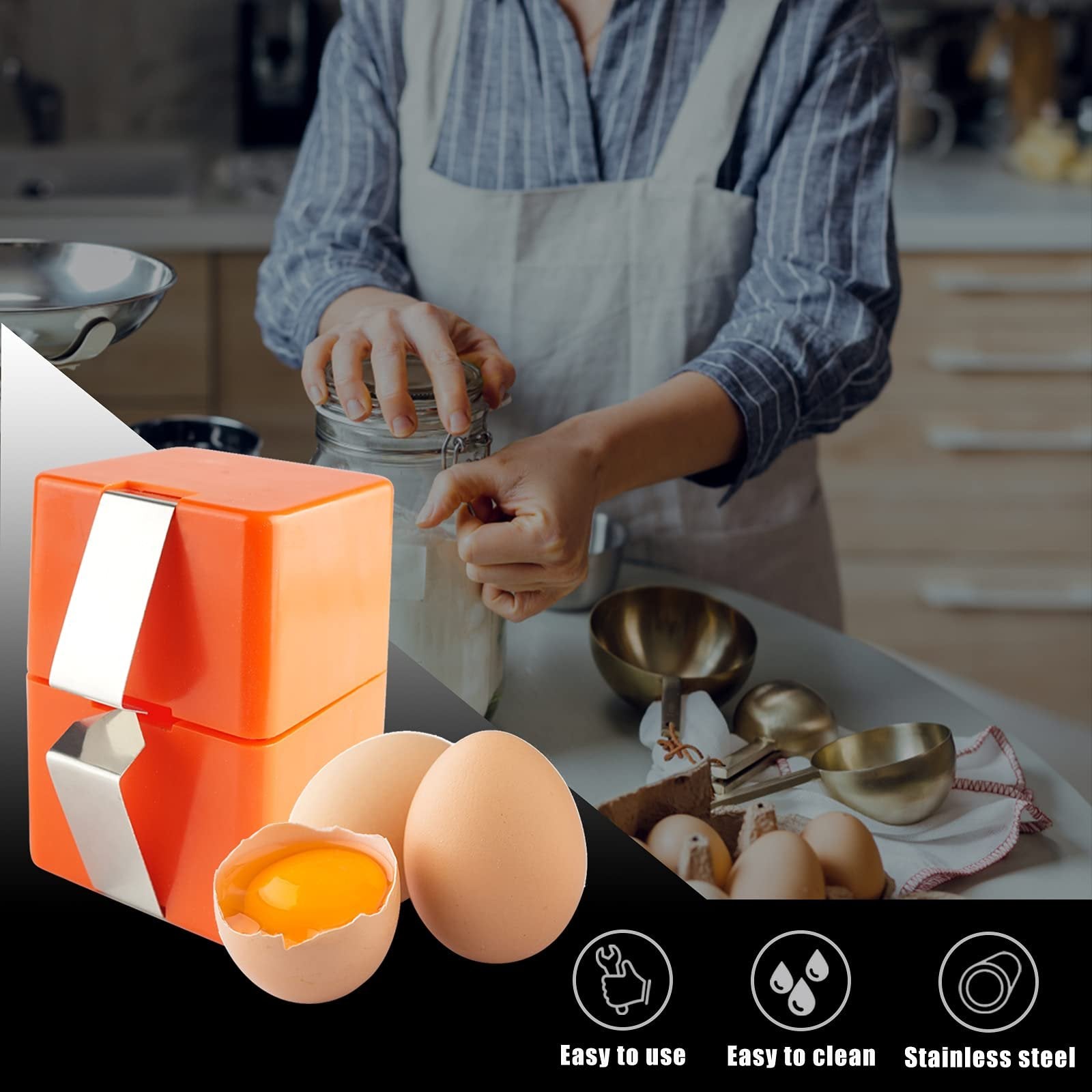 🍳 Quick Egg Cracker Tool – Open Hundreds Of Eggs Faster & Cleaner 🔥
