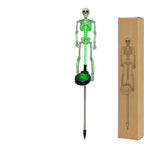 Solar Skeleton Ground Stake Lights Outdoor Waterproof Halloween Decor Lights