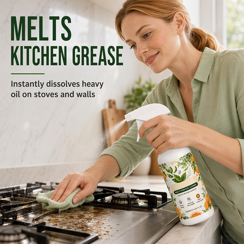 🧴 BUY 2 GET 1 FREE! 🏠 Powerful All-Purpose Cleaner Spray – Cuts Grease, Removes Stains & Fresh Scent – Kitchen, Bathroom & Surfaces ✨