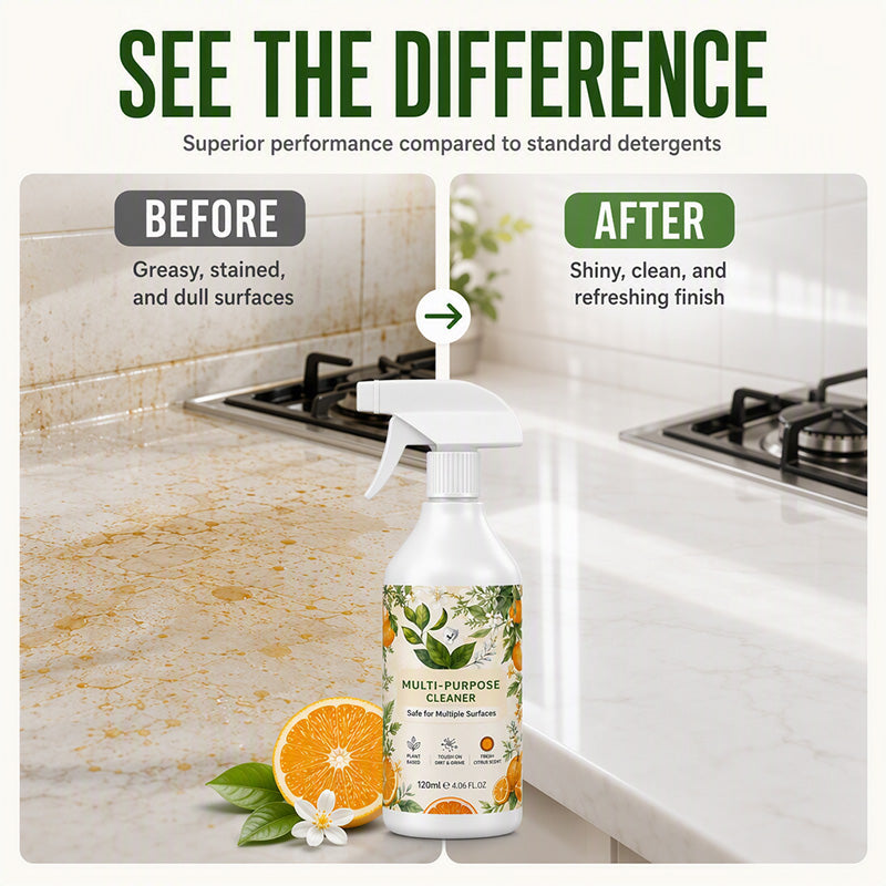 🧴 BUY 2 GET 1 FREE! 🏠 Powerful All-Purpose Cleaner Spray – Cuts Grease, Removes Stains & Fresh Scent – Kitchen, Bathroom & Surfaces ✨