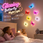 💝3D Adhesive Glowing Butterfly Night Light
