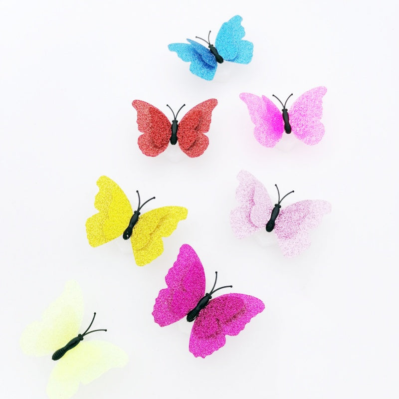 💝3D Adhesive Glowing Butterfly Night Light