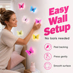 💝3D Adhesive Glowing Butterfly Night Light