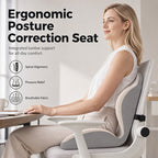 Ergonomic Memory Foam Seat Cushion with Back Support