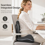 Ergonomic Memory Foam Seat Cushion with Back Support
