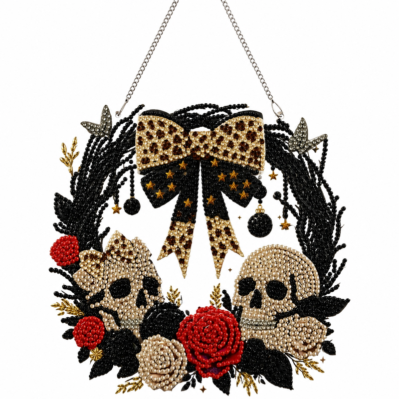 Halloween DIY Sparkle Art Hanging Ornament Kit