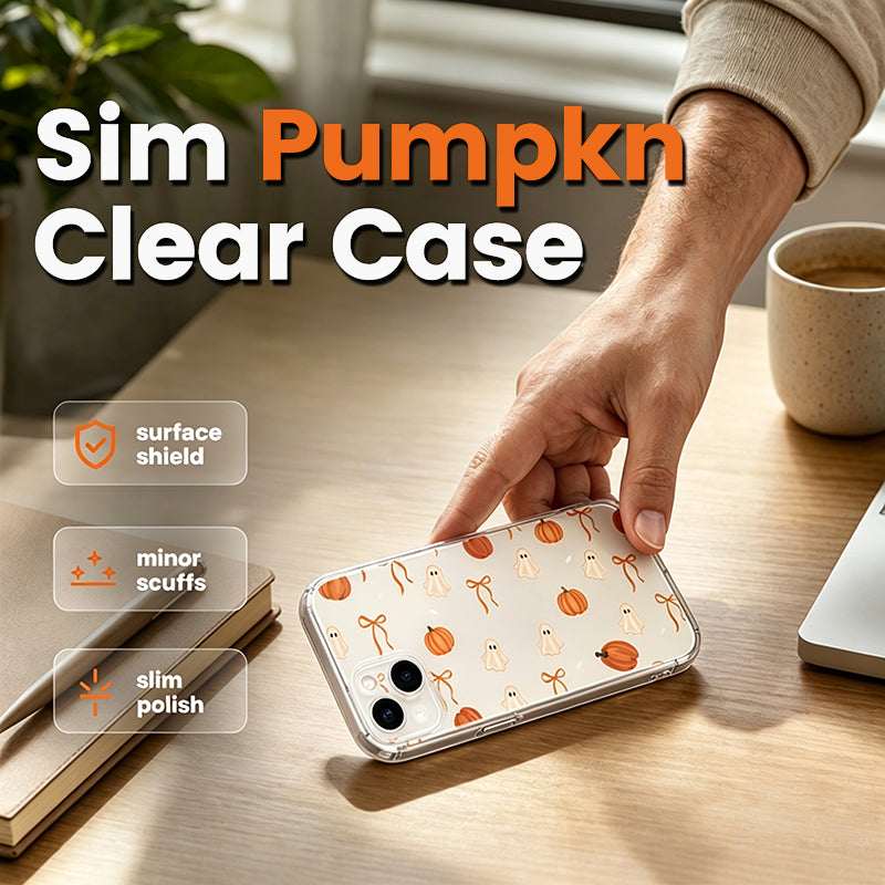 🎃 Slim Halloween TPU Phone Case with a Playful Seasonal Print