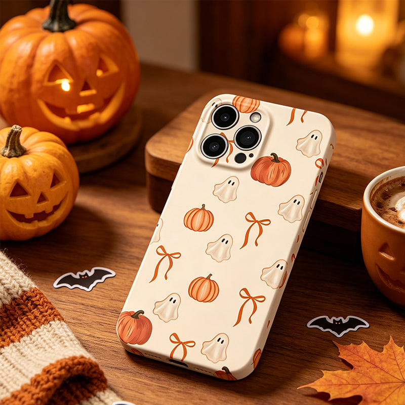 🎃 Slim Halloween TPU Phone Case with a Playful Seasonal Print