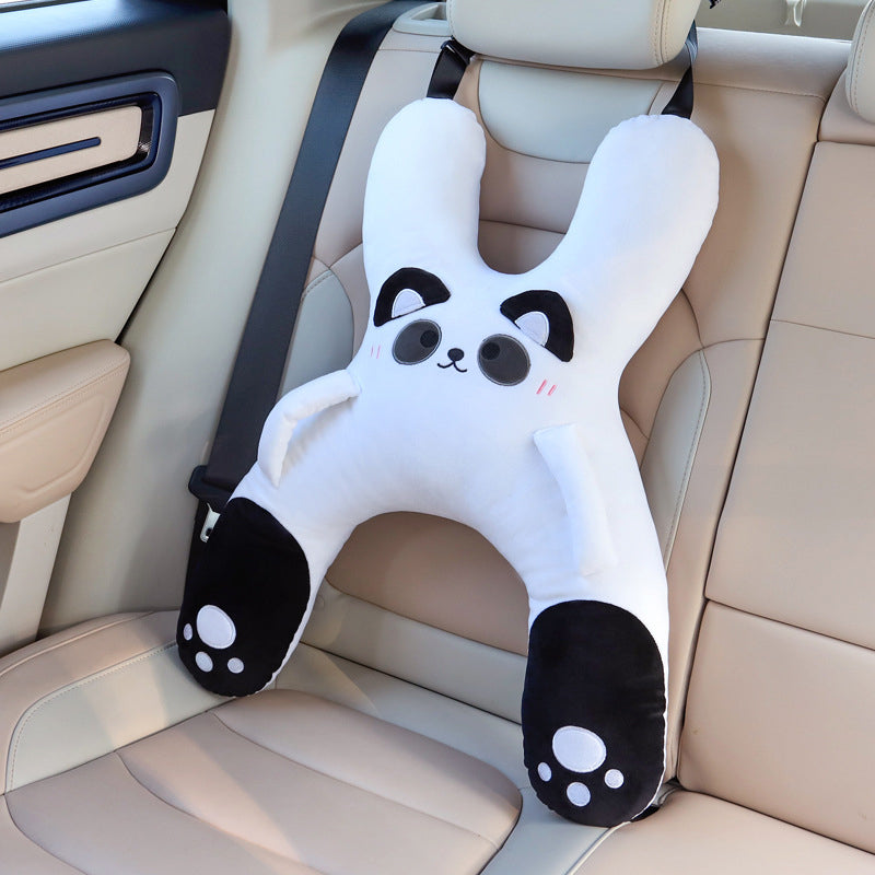 🚗Kids H‑Shape Car Travel Neck Pillow 🐼