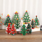 🎄 DIY Wooden Christmas Tree Ornament Set – Build, Decorate & Play! ✨