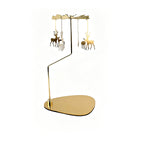 Decorative Gold Rotary Candle Holder