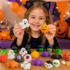 🎃 Halloween Squishy Toy Set Washable & Reusable🧹Party Favors & Trick-or-Treat 👻