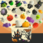 🎃 Halloween Squishy Toy Set Washable & Reusable🧹Party Favors & Trick-or-Treat 👻