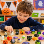 🎃 Halloween Squishy Toy Set Washable & Reusable🧹Party Favors & Trick-or-Treat 👻