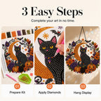 🐈‍⬛ Portable Pumpkin Diamond Charm Hanging Ornament