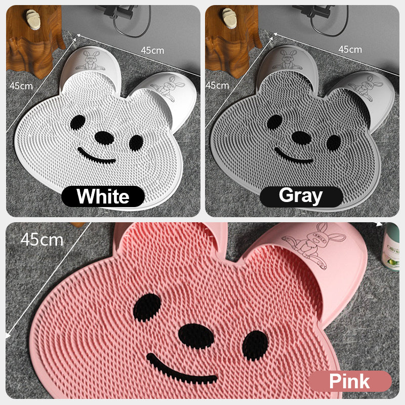 🚿Silicone Massage Mat – Soft risers, non-slip suction cups & heat-resistant. Massage & safety in one – stock up & save! 🏠✅