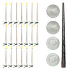 Magical Wand Remote Floating LED Taper Candles Set