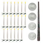 Magical Wand Remote Floating LED Taper Candles Set