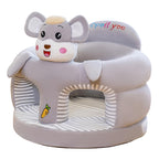 🧸👶Plush Baby Support Seat – Cartoon Floor Chair for Sit-Up Play