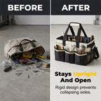 Multifunctional Utility Tote with Pockets 