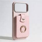 Magnetic Wallet Case with Ring Stand