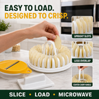 🥔DIY Microwave Potato Chip Maker with Slicer Bowl Set