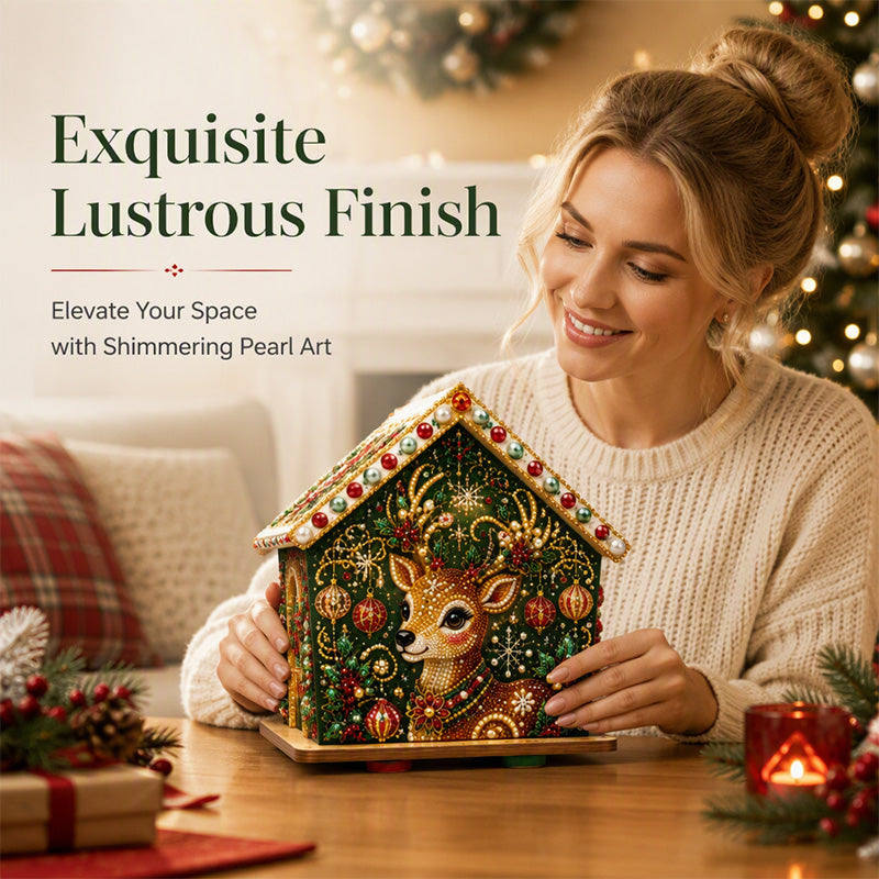 🎄 3D DIY Christmas Pearl Art Kit