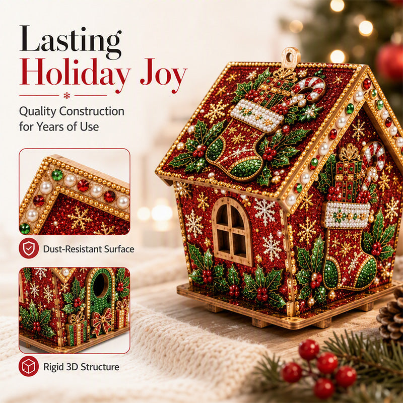 🎄 3D DIY Christmas Pearl Art Kit