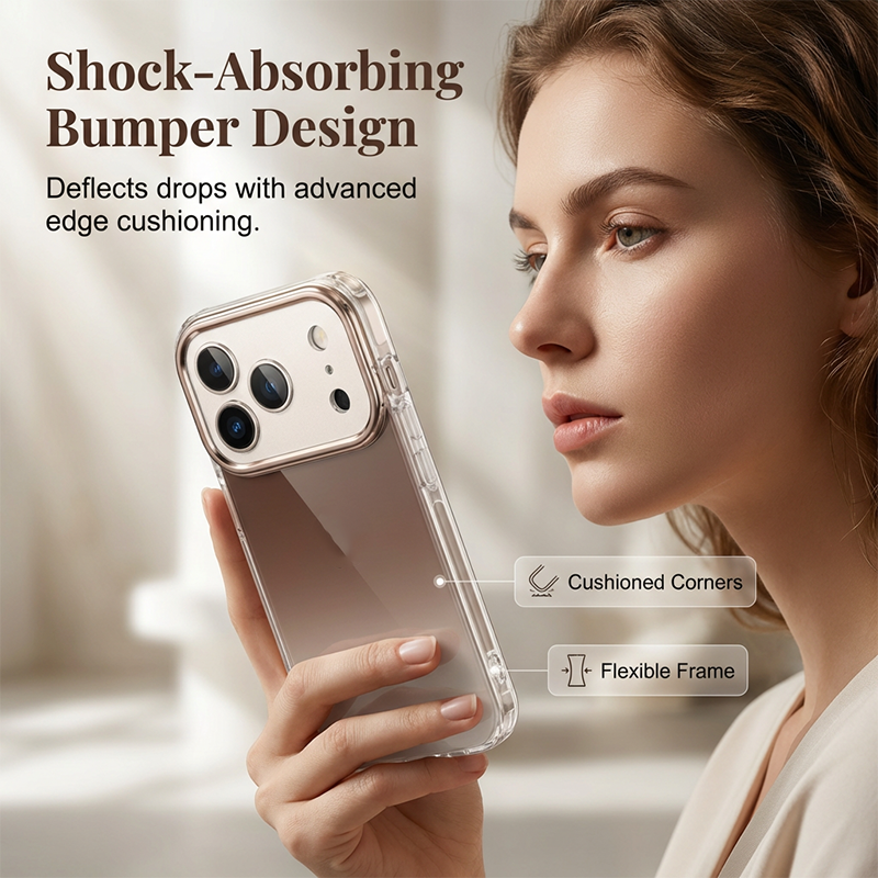 Radiant Glitter Phone Case with Camera Protection