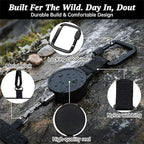 Heavy-Duty Retractable Keychain with Bottle Opener