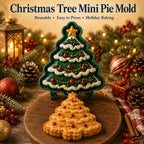 🎄🥧 Christmas Mini Pie Mold 🎅 Festive Press Maker for Santa, Gingerbread & Reindeer Pastries