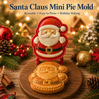 🎄🥧 Christmas Mini Pie Mold 🎅 Festive Press Maker for Santa, Gingerbread & Reindeer Pastries