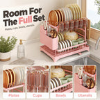 Space-Saving Kitchen Dish Drying Rack