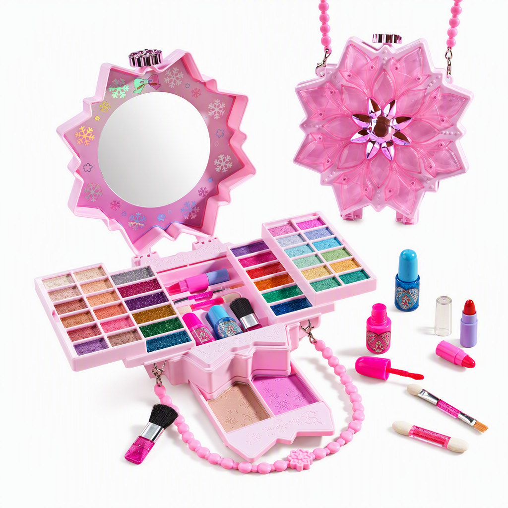 👑 Washable Princess Makeup Set – Fun, Portable & Easy to Clean 🎀✨