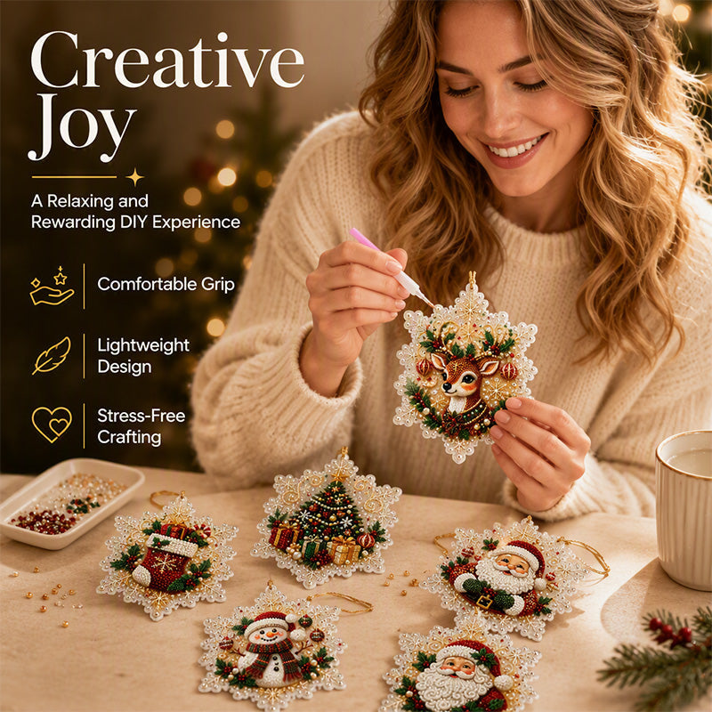 Christmas DIY Painting Hanging Ornaments Set