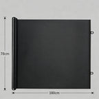 Retractable Punch-Free Pet Gate for Indoor Doorways and Stairs