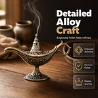 💥Retro Aladdin Magic Lamp Incense Burner🪔✨