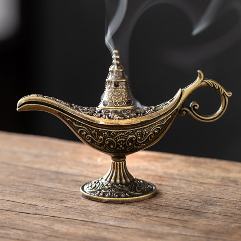 💥Retro Aladdin Magic Lamp Incense Burner🪔✨